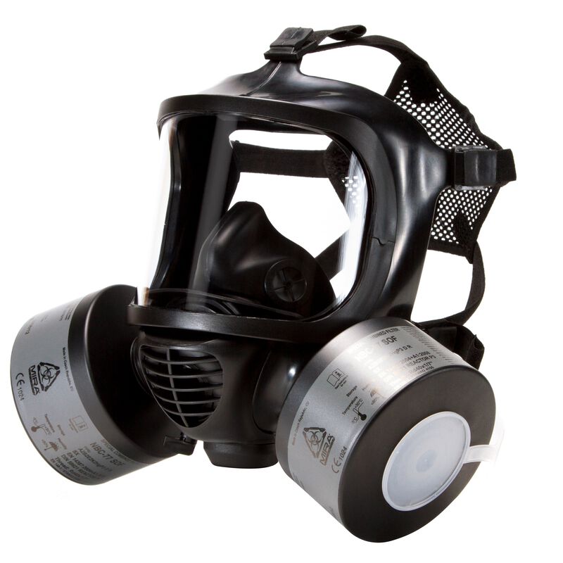 Mira Safety CM-6M Tactical Gas Mask | Full-Face Respirator for CBRN Defense, , large image number 1