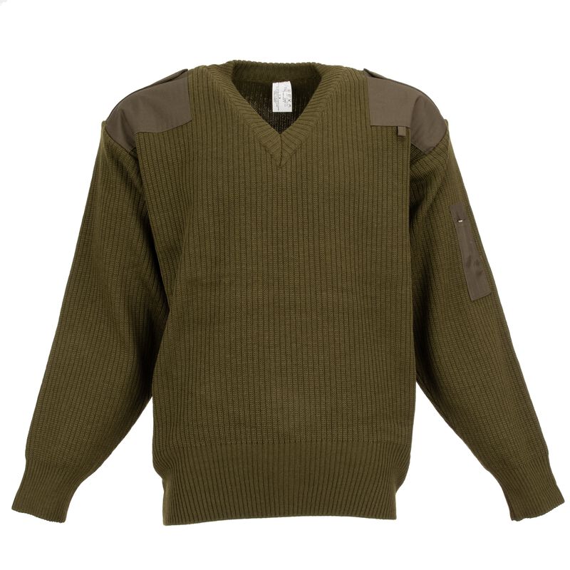 Italian Commando Sweater OD V-Neck | New, , large image number 1
