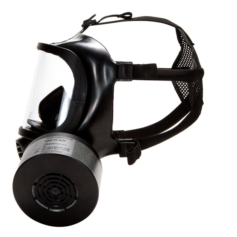 Mira Safety CM-6M Tactical Gas Mask | Full-Face Respirator for CBRN Defense, , large image number 2