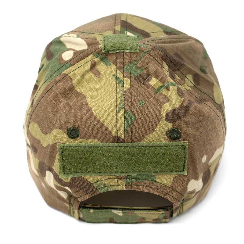 Adjustable Multi-Cam Tactical Rip-Stop Hat Back image number 2