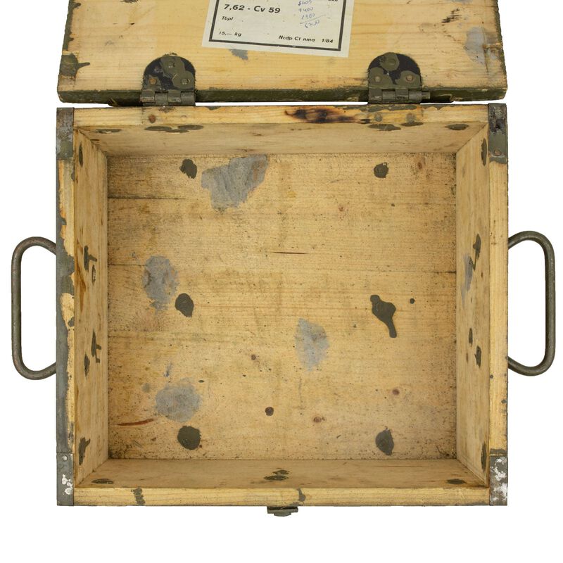 Czech Army 7.62 Ammo Box | Wooden image number 2