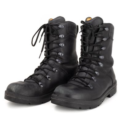 German Ranger Boots | Black Leather
