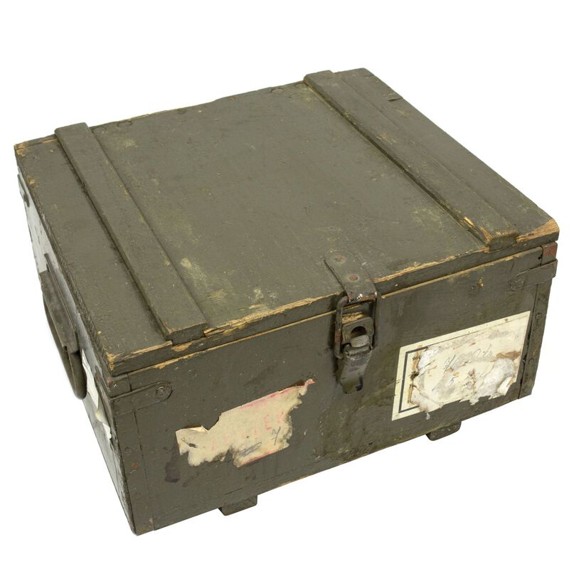 Czech Army 7.62 Ammo Box | Wooden image number 1