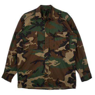 Croatian BDU Shirt Used | Assorted Woodland Camo